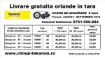 CHINGI DE ANCORARE(2500/5000 daN) 5T -12 metri -45,00 lei